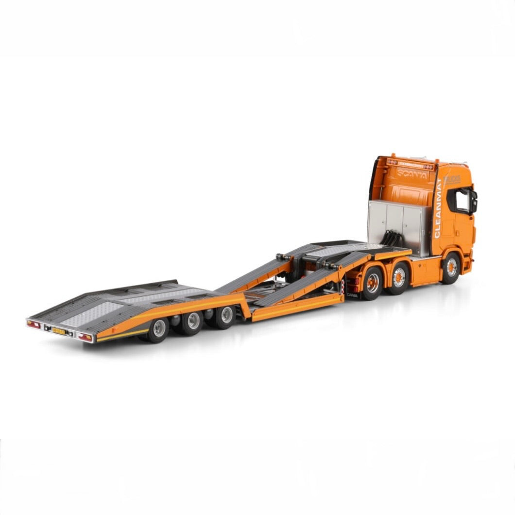 WSI Clean Mat Trucks Scania S Highline CS20H 6x2 Twin Steer Truck Transporter - 3 Axle rear view
