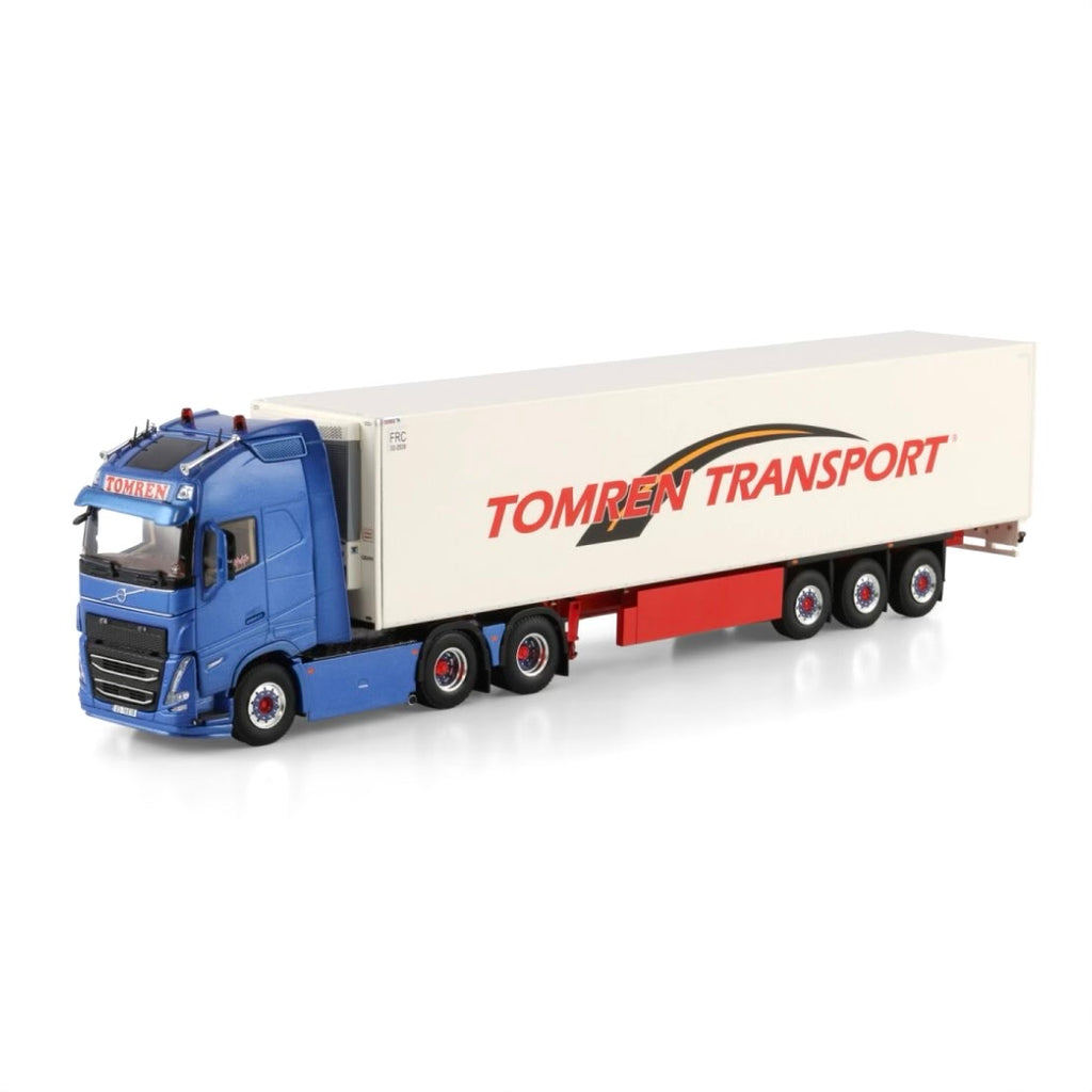 WSI Tomren Volvo FH5 Globetrotter XL 6x2 Tag Axle with Fridge Trailer