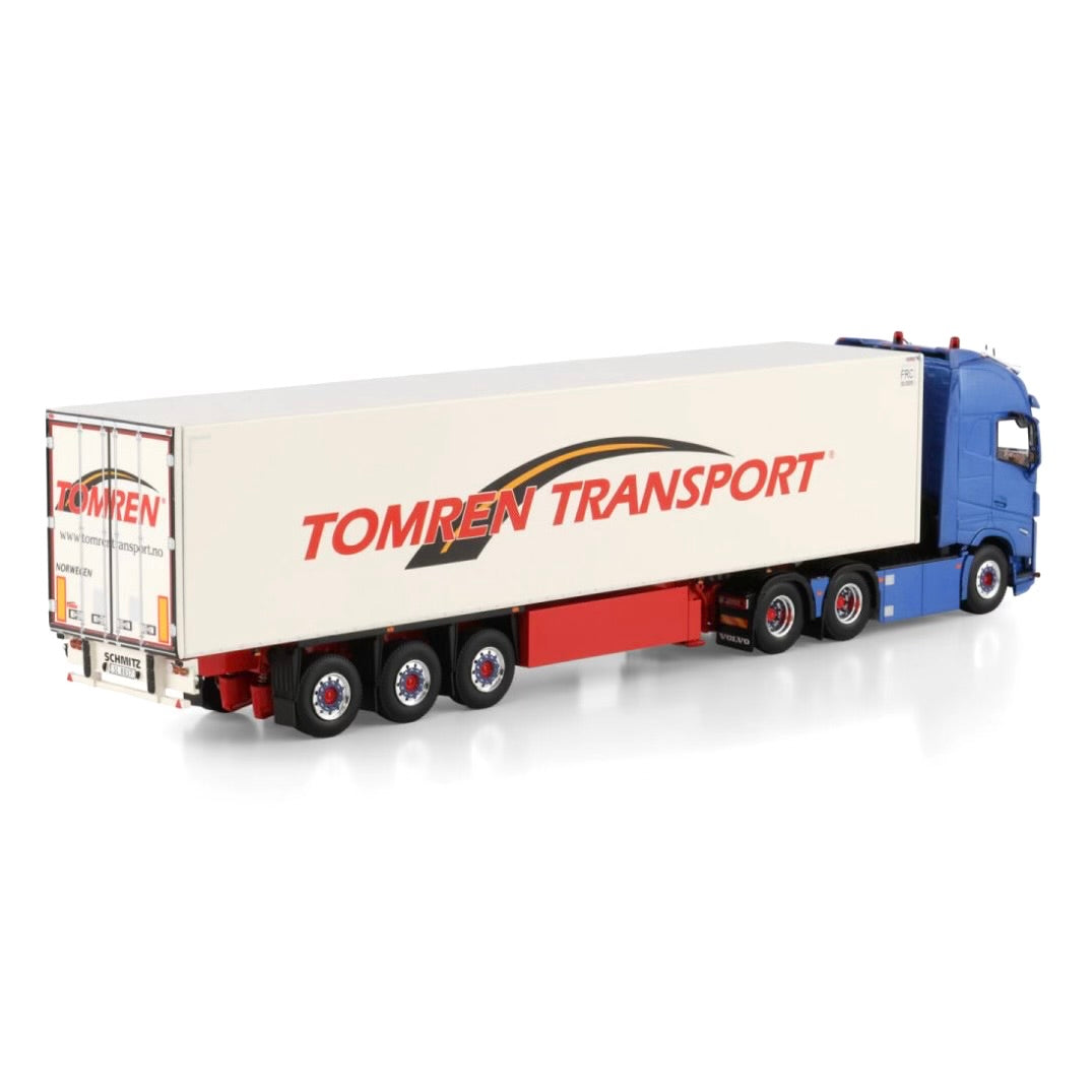 WSI Tomren Volvo FH5 Globetrotter XL 6x2 Tag Axle with Fridge Trailer