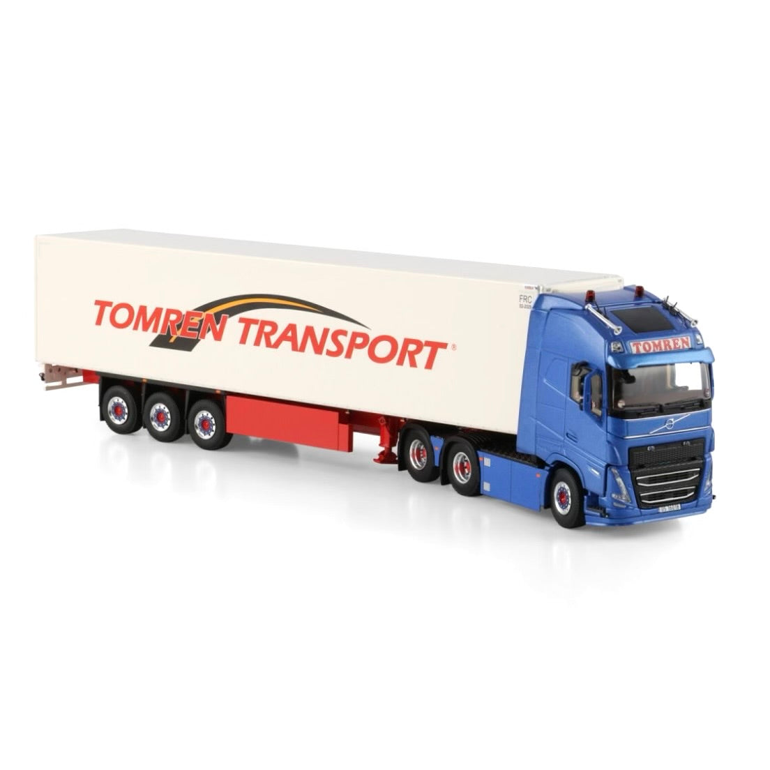 WSI Tomren Volvo FH5 Globetrotter XL 6x2 Tag Axle with Fridge Trailer