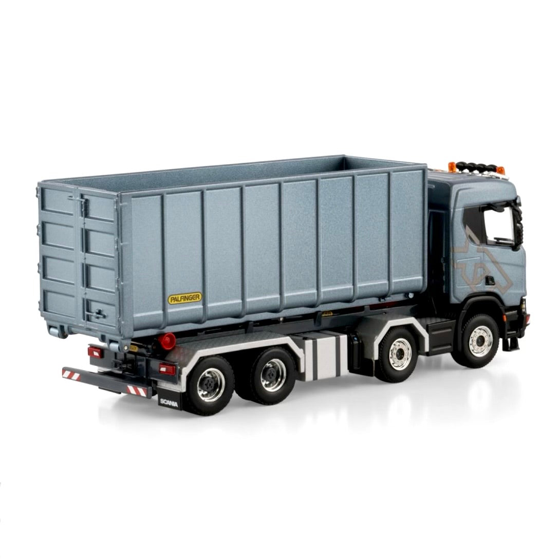 WSI Scania R CR20N Rigid 8x4 Hooklift 40m³ Skip Container 1:50