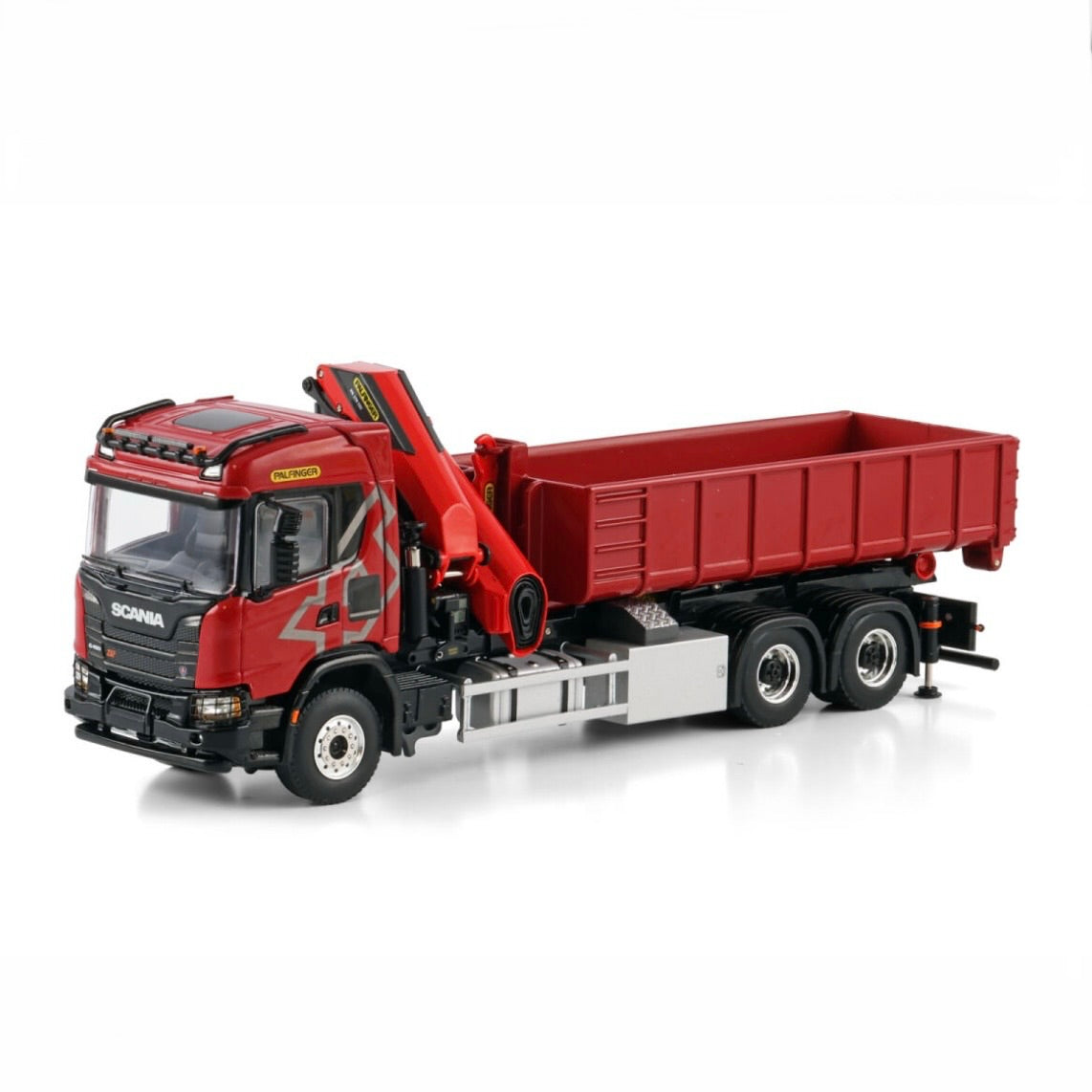 WSI Scania G CG17N 6x4 Rigid Hooklift System and Palfinger PK370 Tec