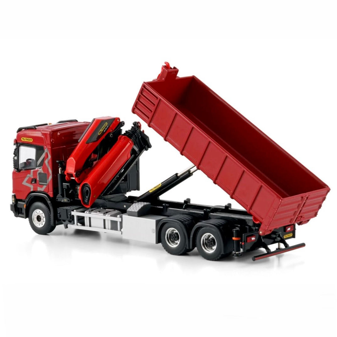 WSI Scania G CG17N 6x4 Hooklift Palfinger PK370 Tec 1:50 – dmb models