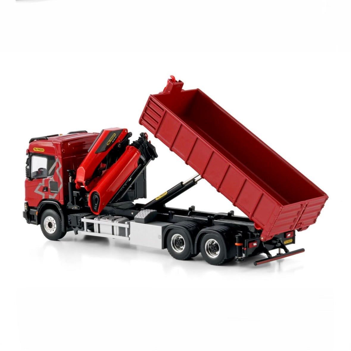WSI Scania G CG17N 6x4 Rigid Hooklift System and Palfinger PK370 Tec