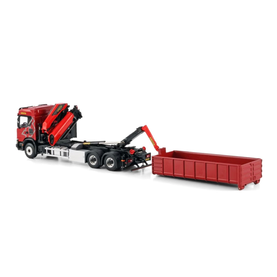 WSI Scania G CG17N 6x4 Rigid Hooklift System and Palfinger PK370 Tec