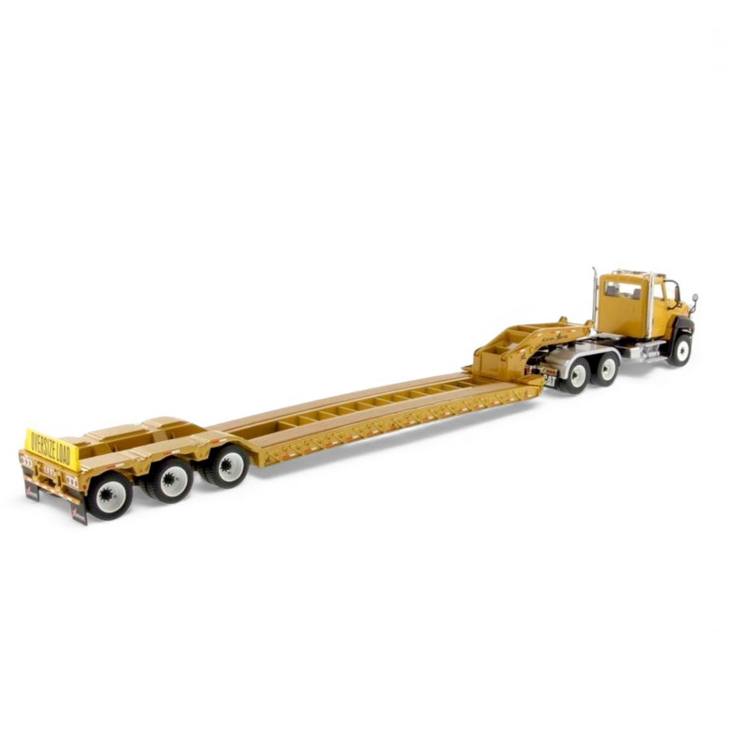 Diecast Masters Caterpillar CT660 Day Cab Tractor with XL120 Low-Profile HDG Trailer includes 1 & 2 Axle dollies