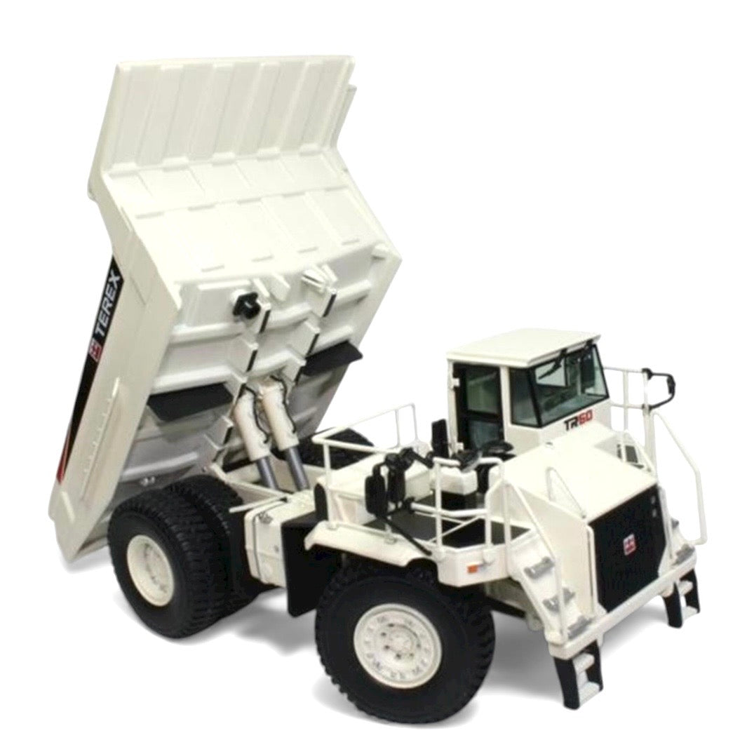 TR60 ホワイト ダンプミニカー Buffalo Road Imports. Terex TR60 quarry truck white MINING DUMP