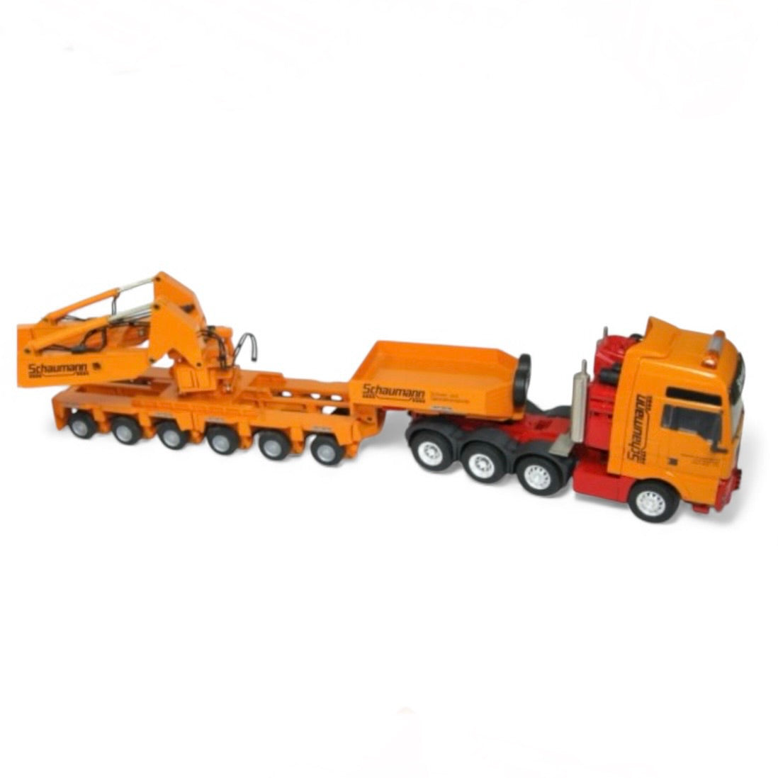 Conrad MAN TGA SLT 8x4 with Goldhofer 16-axle Girder Trailer Set Schaumann