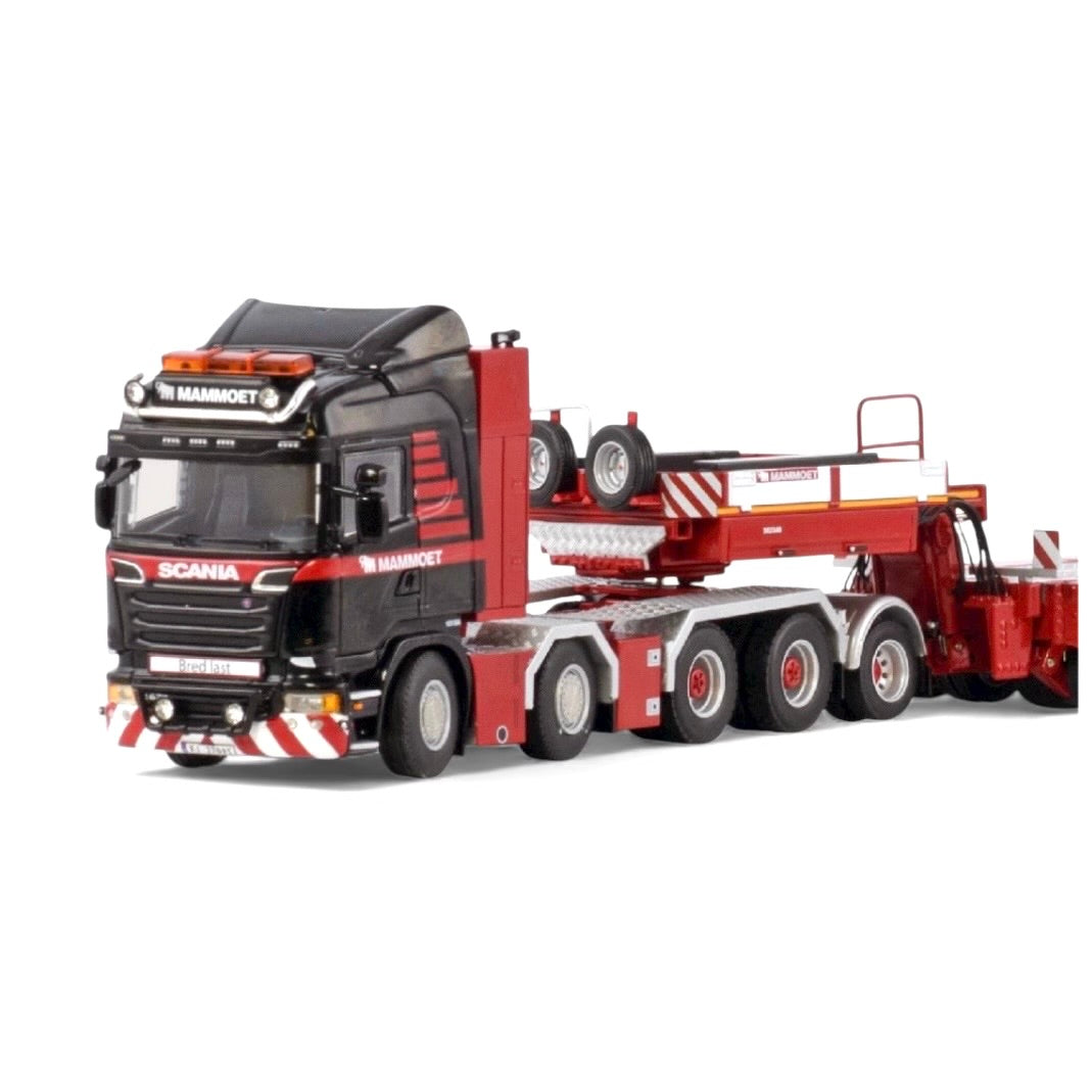 WSI Mammoet Scania R 8x4 /add on axle with 4 bed 6 trailer + cable reel