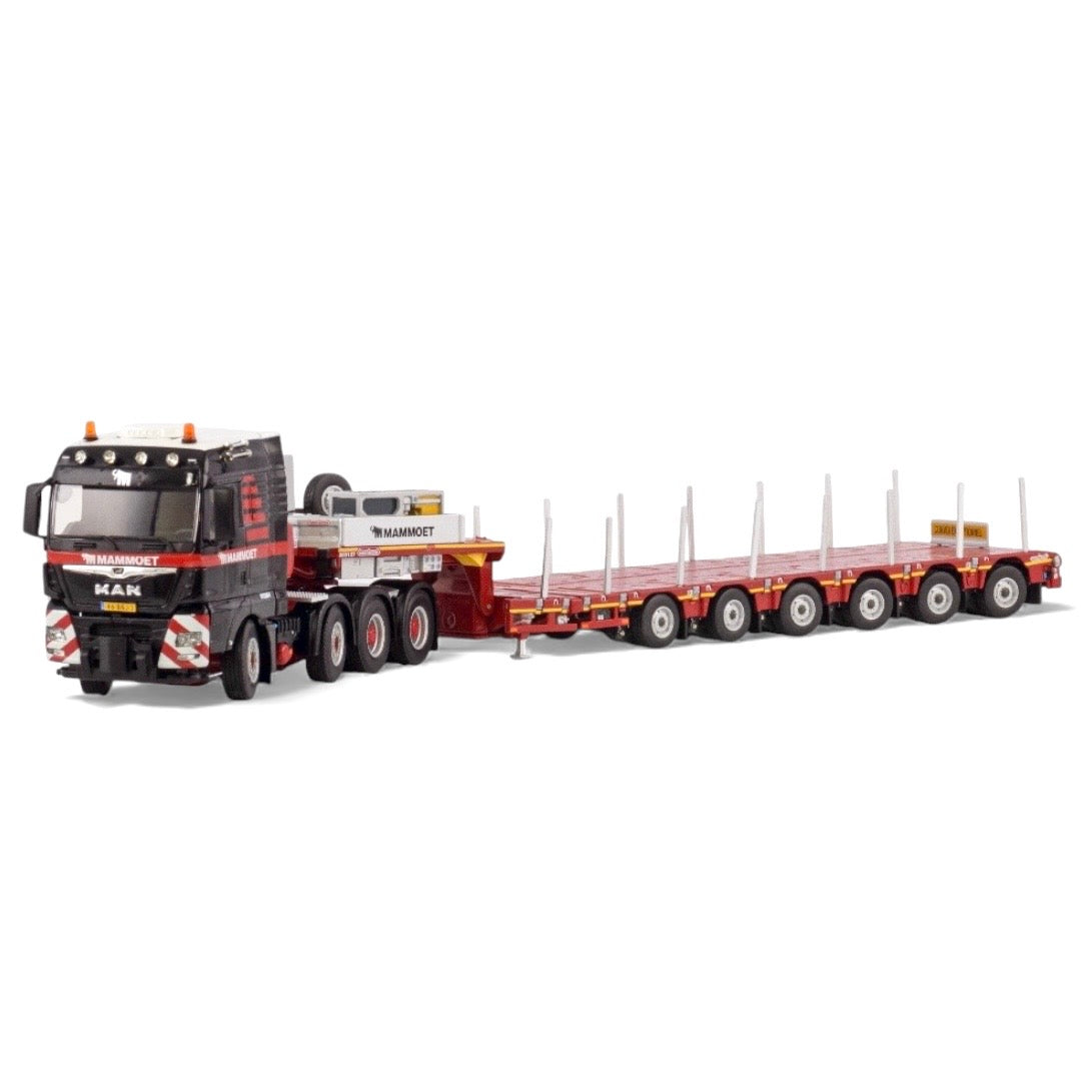 WSI Mammoet MAN TGX XLX 8x4 with Nooteboom Manoovr 6 Axle Trailer