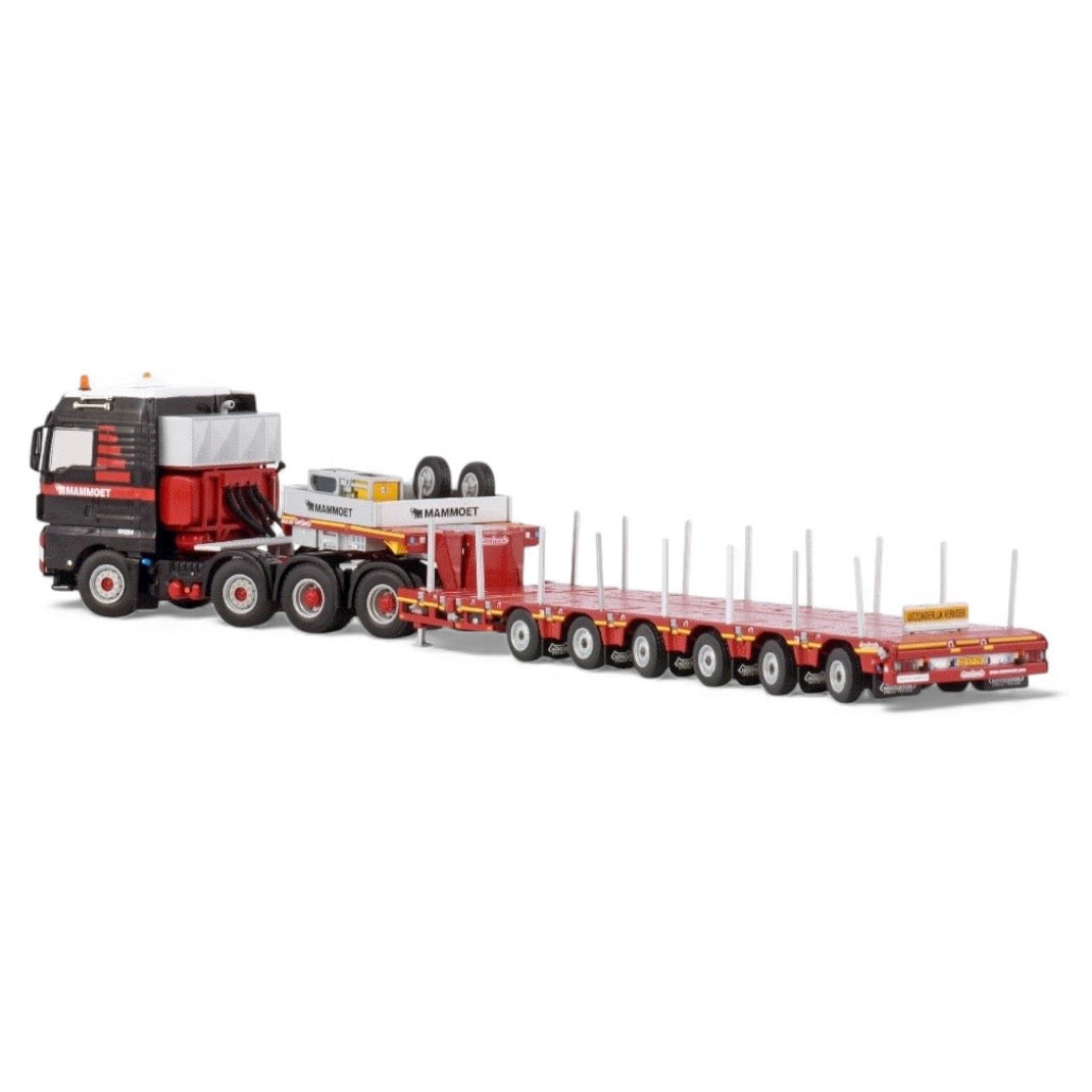WSI Mammoet MAN TGX XLX 8x4 with Nooteboom Manoovr 6 Axle Trailer