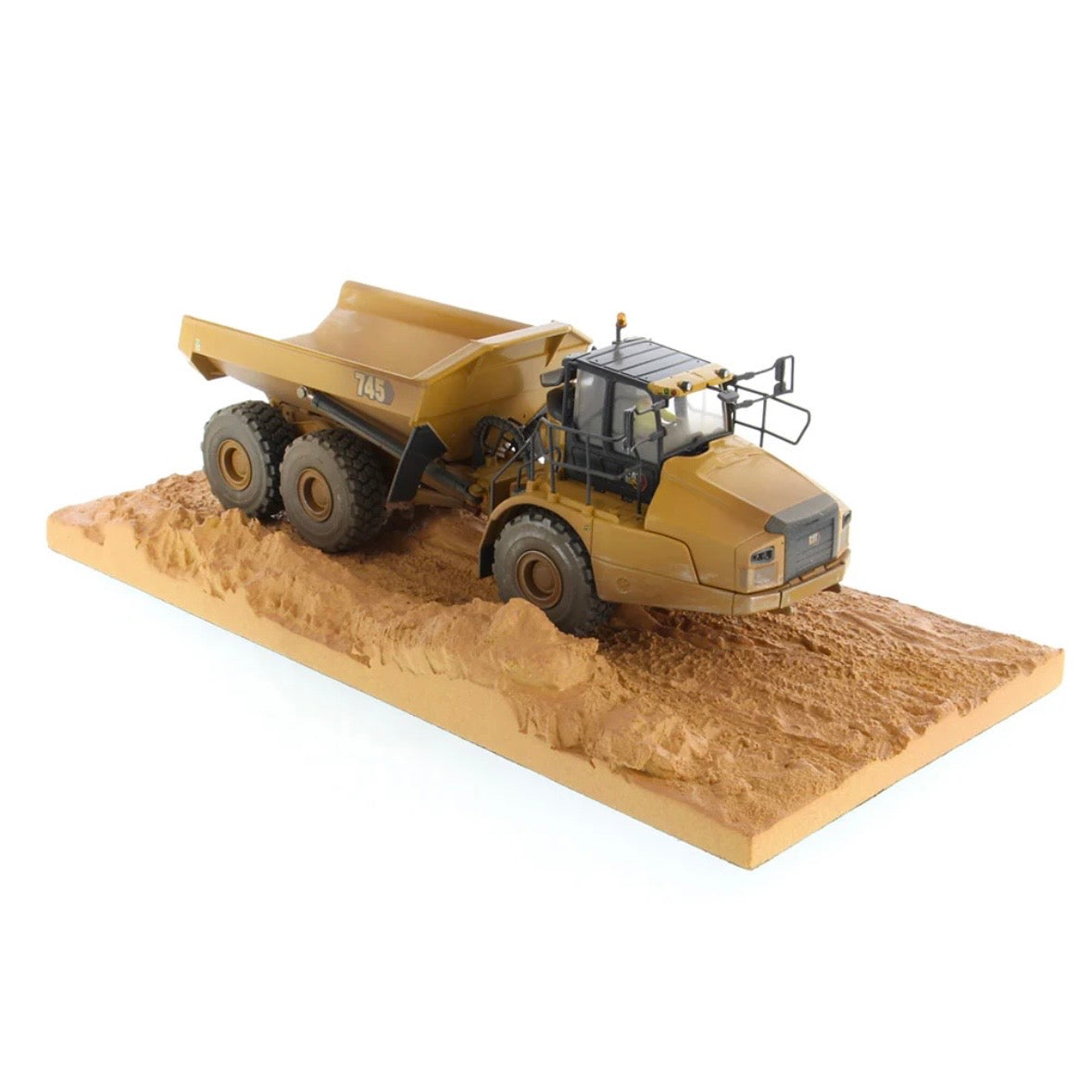 Diecast Masters CAT 745 Articulated Dump Truck Diorama - Weathered Series