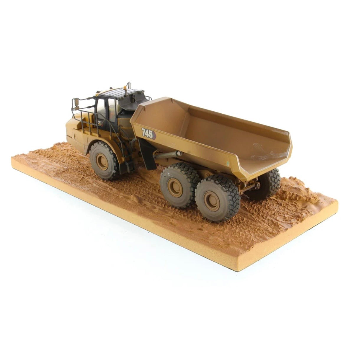 Diecast Masters CAT 745 Articulated Dump Truck Diorama - Weathered Series