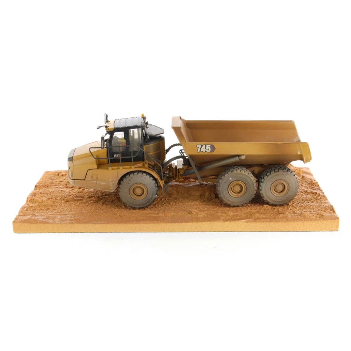 Diecast Masters CAT 745 Articulated Dump Truck Diorama - Weathered Series