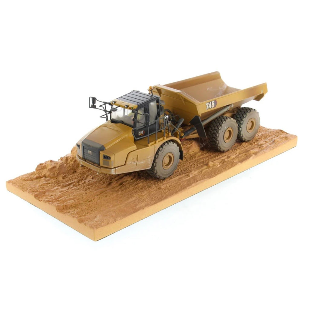 Diecast Masters CAT 745 Articulated Dump Truck Diorama - Weathered Series