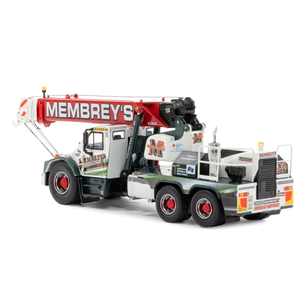 Drake Membrey´s Franna AT40 Pick and Carry Crane rear corner view