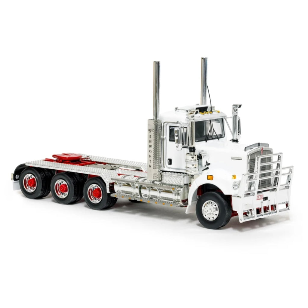 Drake Kenworth C509 Day Cab Tri Drive 8x6 White / Red detail view