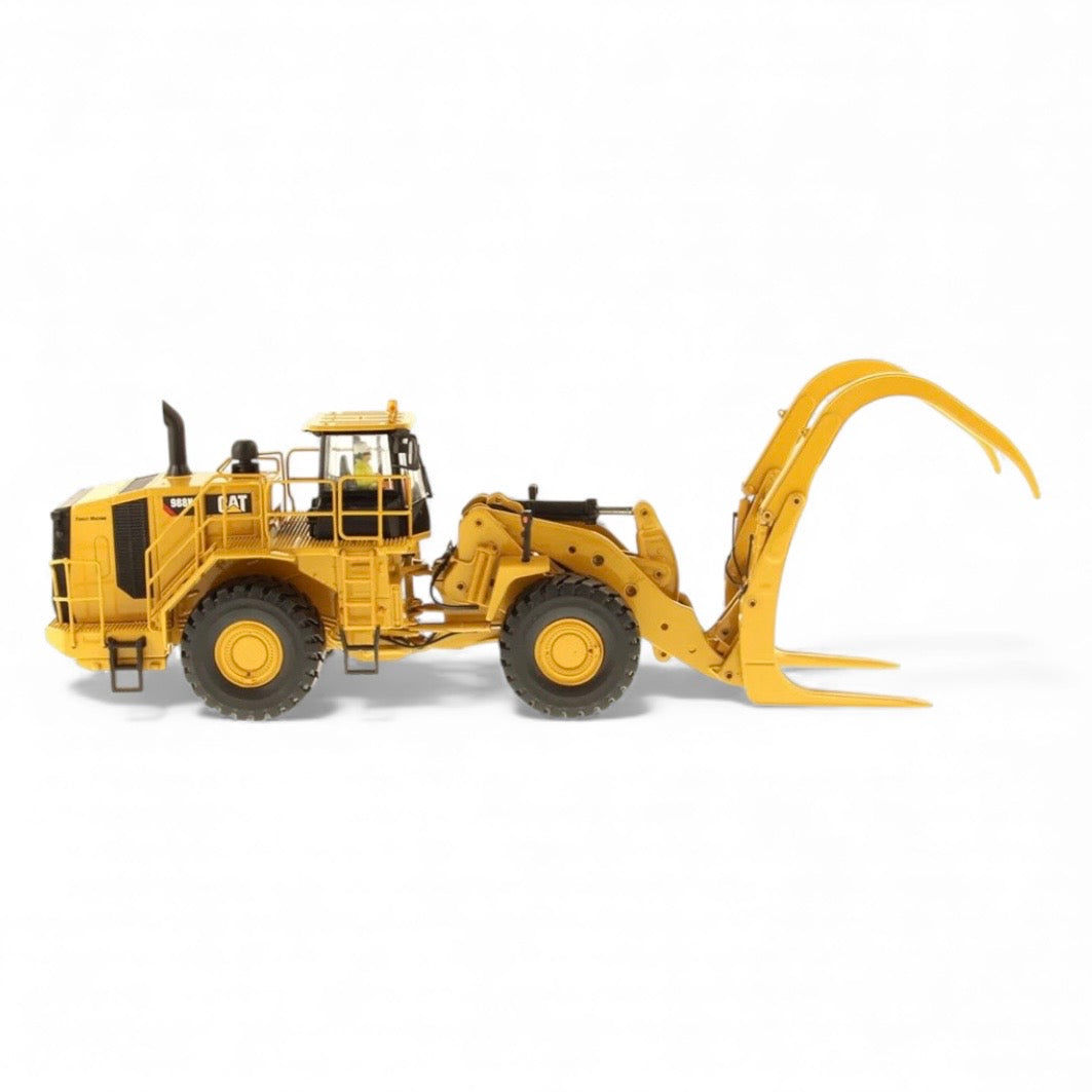 Diecast Masters CAT 988K Wheel Loader with Log Grapple
