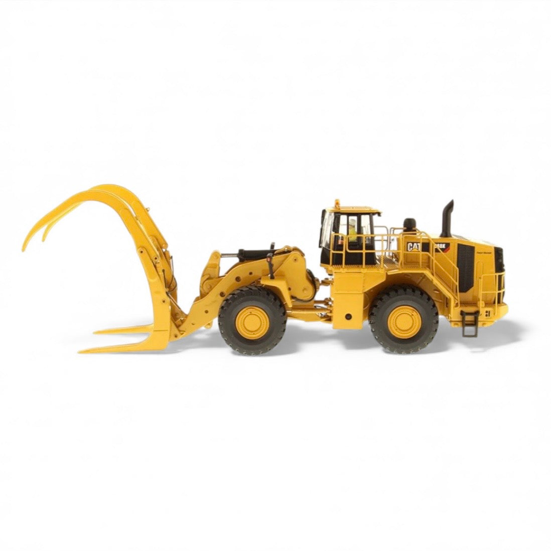 Diecast Masters CAT 988K Wheel Loader with Log Grapple