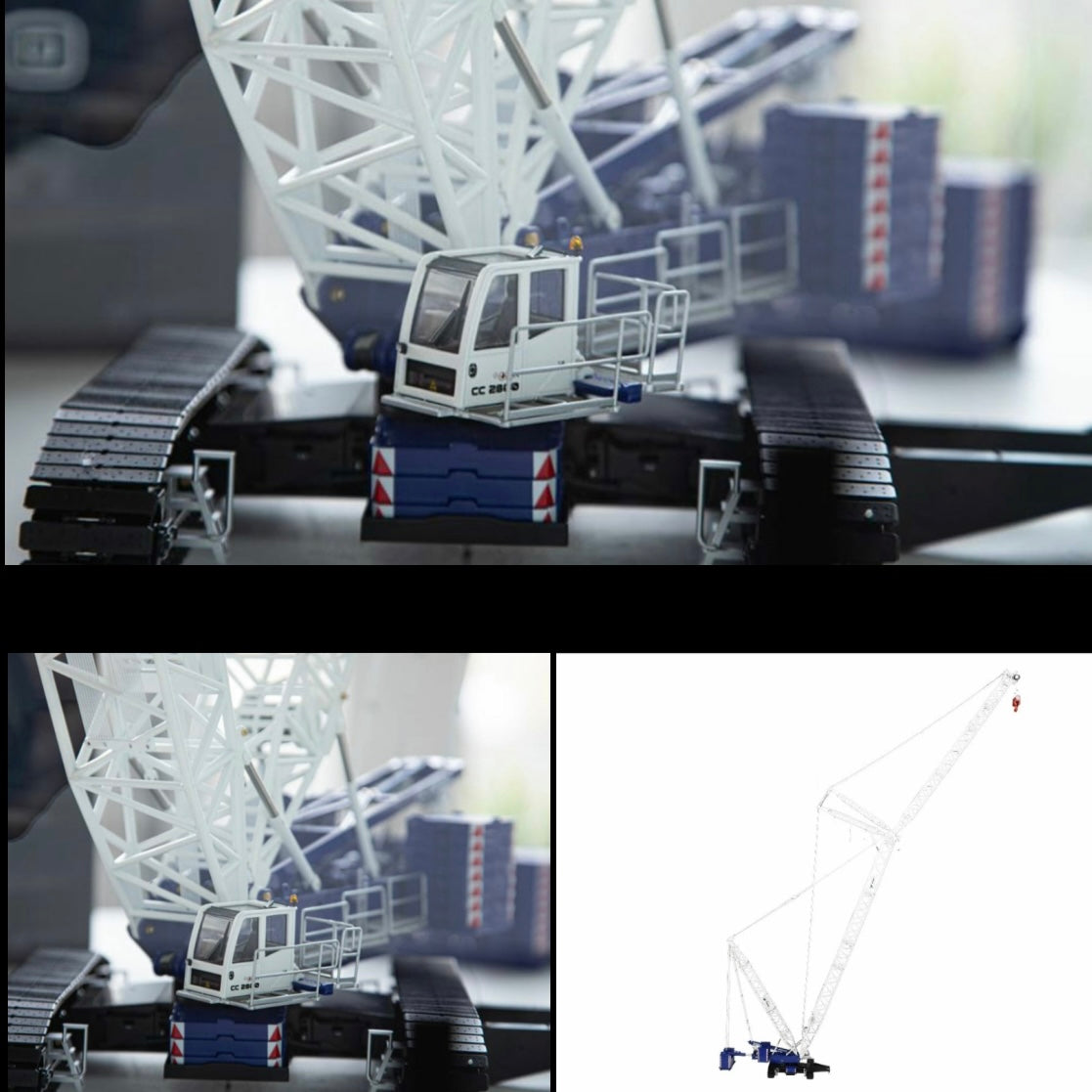 IMC Tadano Demag CC 2800-1 Legacy Model Lattice Boom Crawler Crane detail view