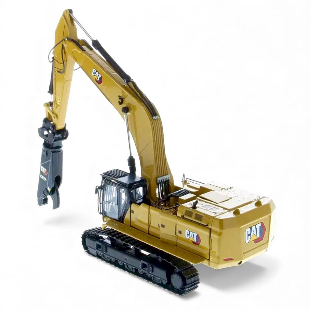 Diecast Masters Cat 395 Next Generation Hydraulic Excavator General Purpose Version with attachments