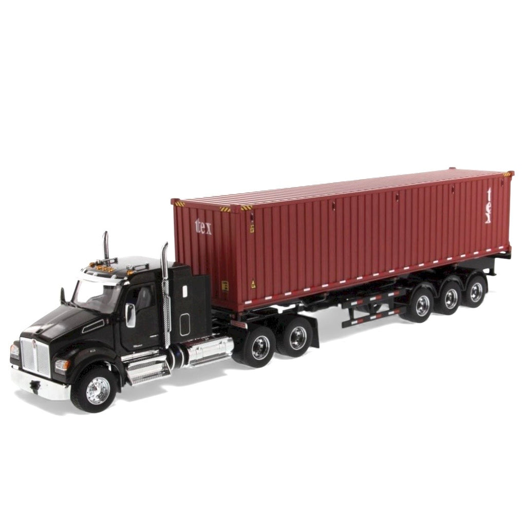 Diecast Masters Kenworth® T880 SFFA 40" Sleeper 6x4 Tractor with 40' Dry Goods Sea Container
