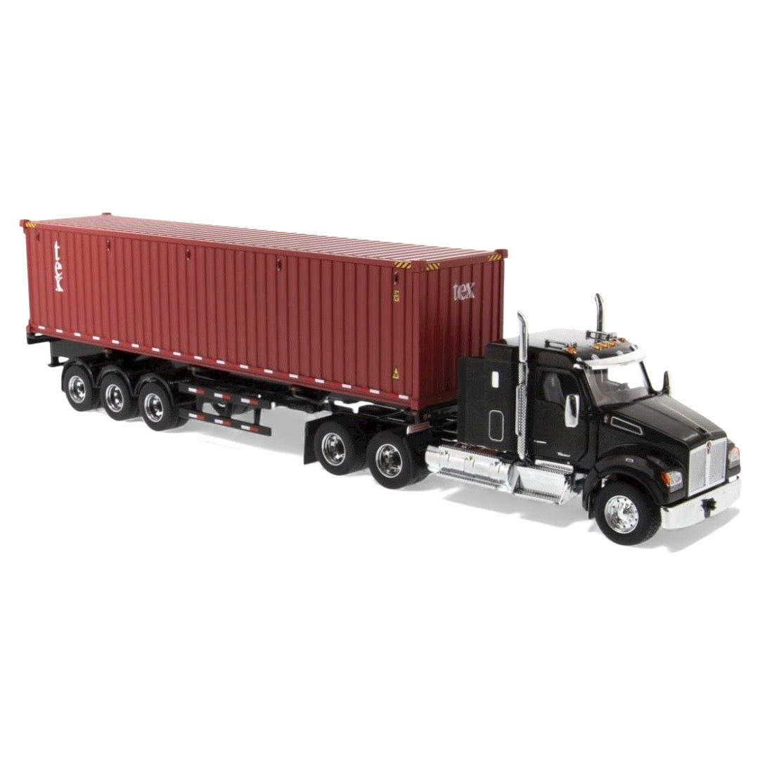 Diecast Masters Kenworth® T880 SFFA 40" Sleeper 6x4 Tractor with 40' Dry Goods Sea Container