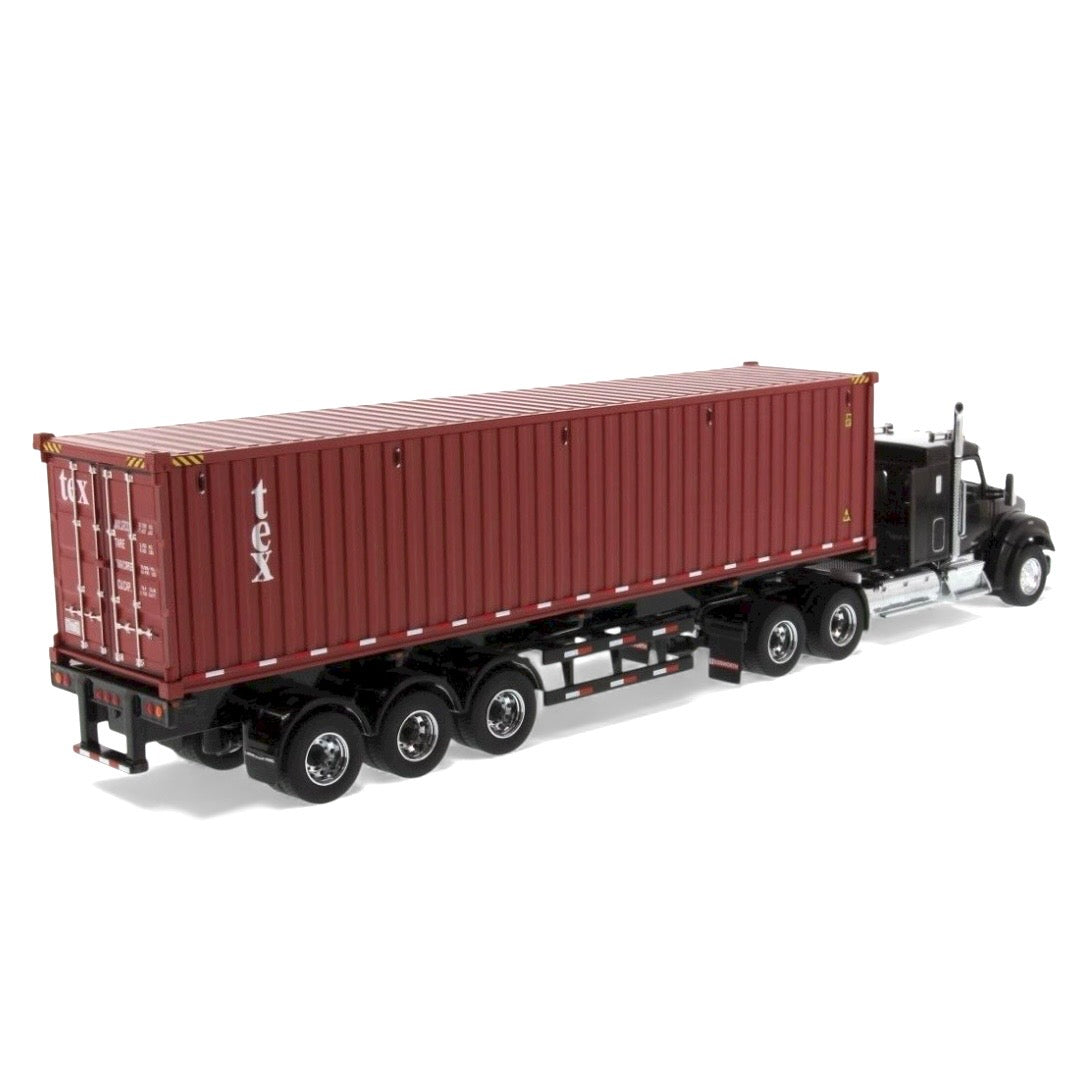 Diecast Masters Kenworth® T880 SFFA 40" Sleeper 6x4 Tractor with 40' Dry Goods Sea Container