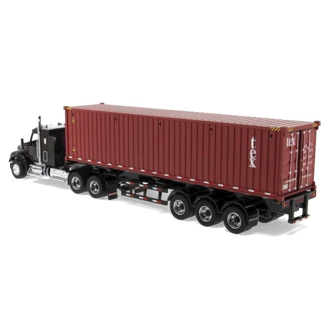 Diecast Masters Kenworth® T880 SFFA 40" Sleeper 6x4 Tractor with 40' Dry Goods Sea Container