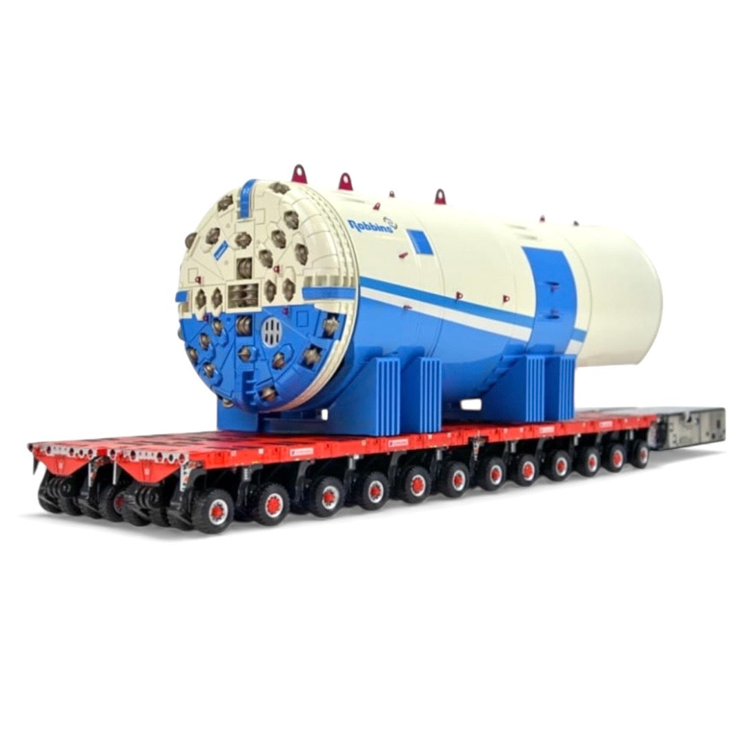IMC Scheuerle SPMT 6 + 6 + 6 + 6 + PPU Robbins TBM (Tunnel Boring Machine)*