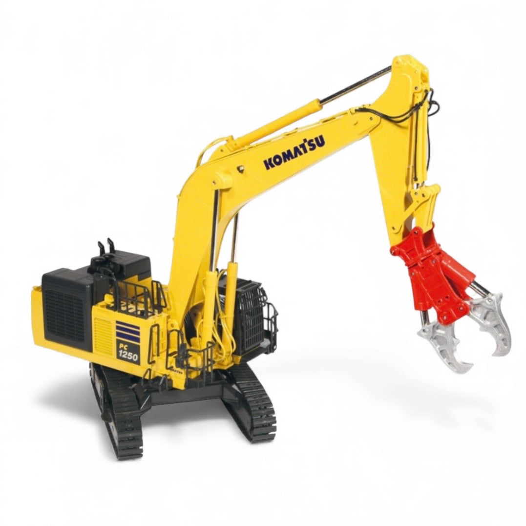 NZG Komatsu PC1250-11 Excavator with demolition attachments