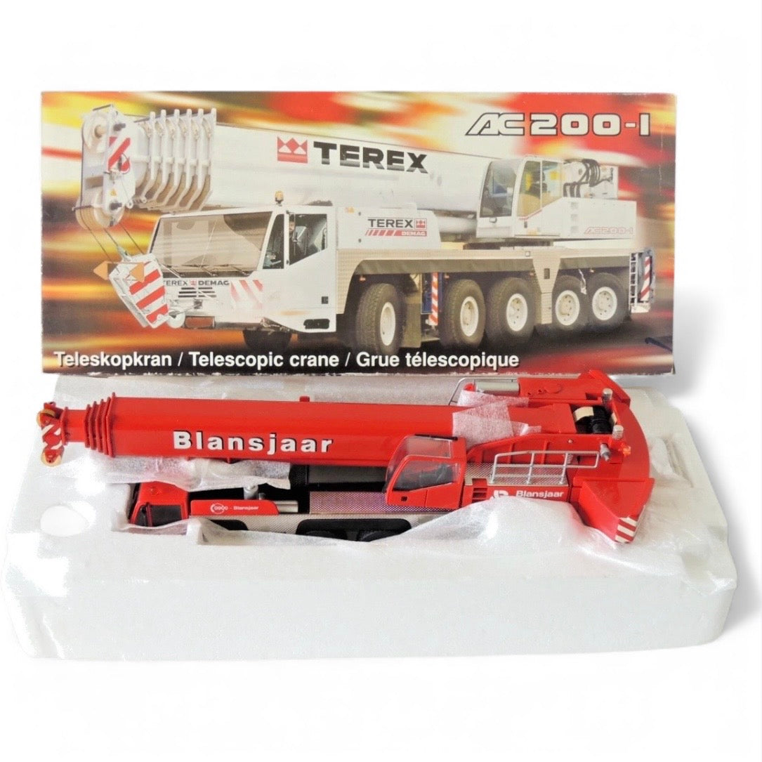 NZG Terex Demag AC200-1 Mobile Crane Blansjaar*
