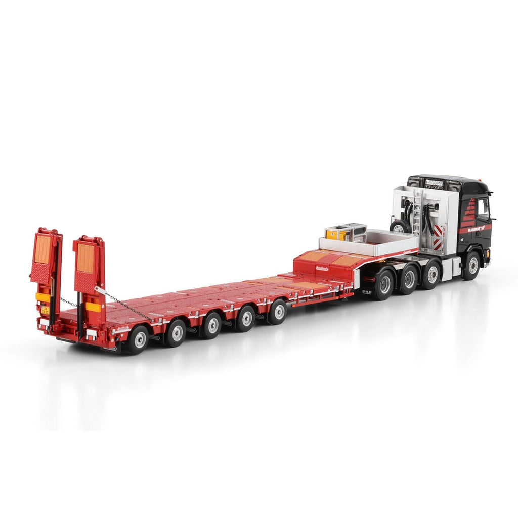 WSI Mammoet DAF XG 8x4 with 5-axle Nooteboom Manoovr and Ramps 1:50 Scale Model*