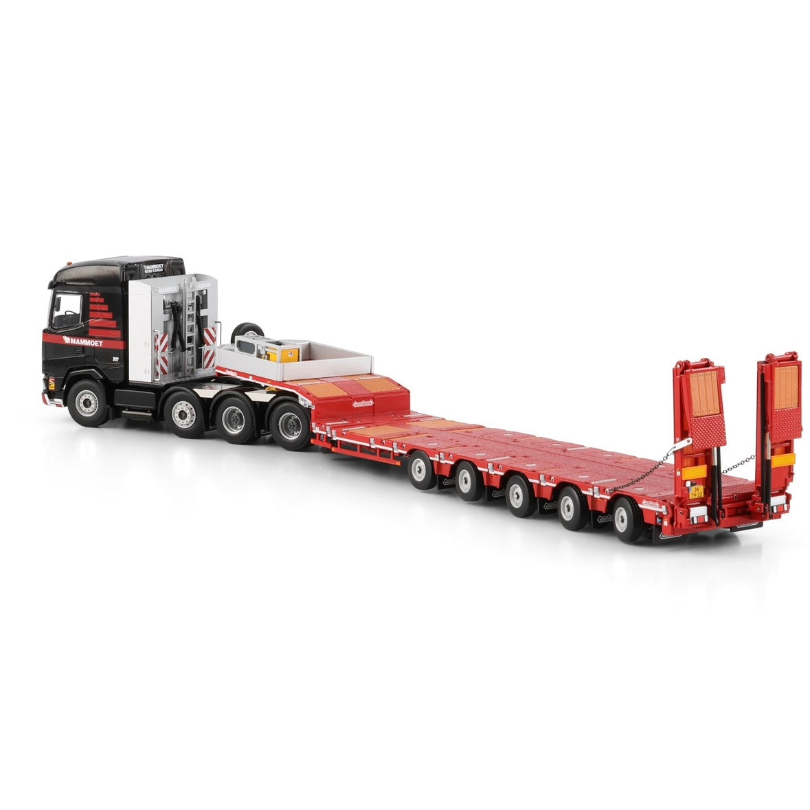 WSI Mammoet DAF XG 8x4 with 5-axle Nooteboom Manoovr and Ramps 1:50 Scale Model*