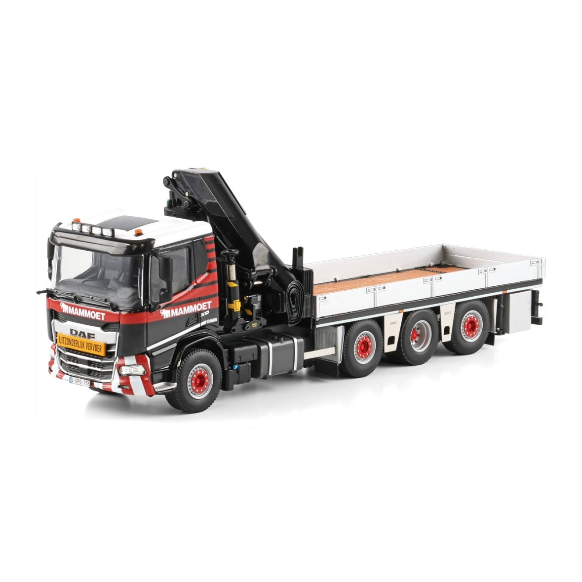 WSI Mammoet DAF XD 8x2 with HIAB X-HiPro E548-7 Truck Mounted Crane 1:50 Scale Model*