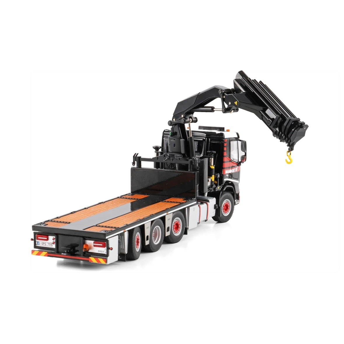WSI Mammoet DAF XD 8x2 with HIAB X-HiPro E548-7 Truck Mounted Crane 1:50 Scale Model*