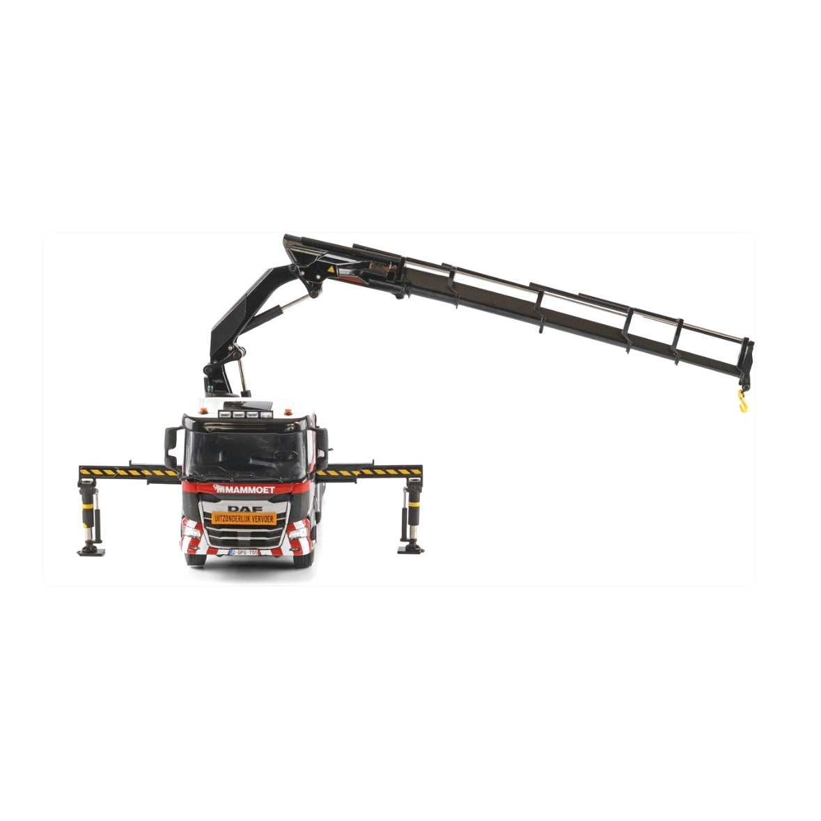 WSI Mammoet DAF XD 8x2 with HIAB X-HiPro E548-7 Truck Mounted Crane 1:50 Scale Model*