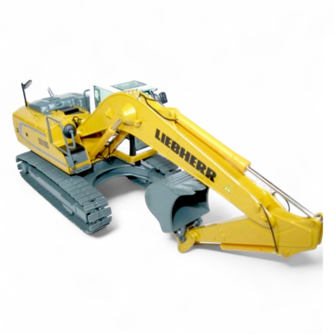 die cast model of a Liebherr 916 excavator made by NZG in 1/50 scale