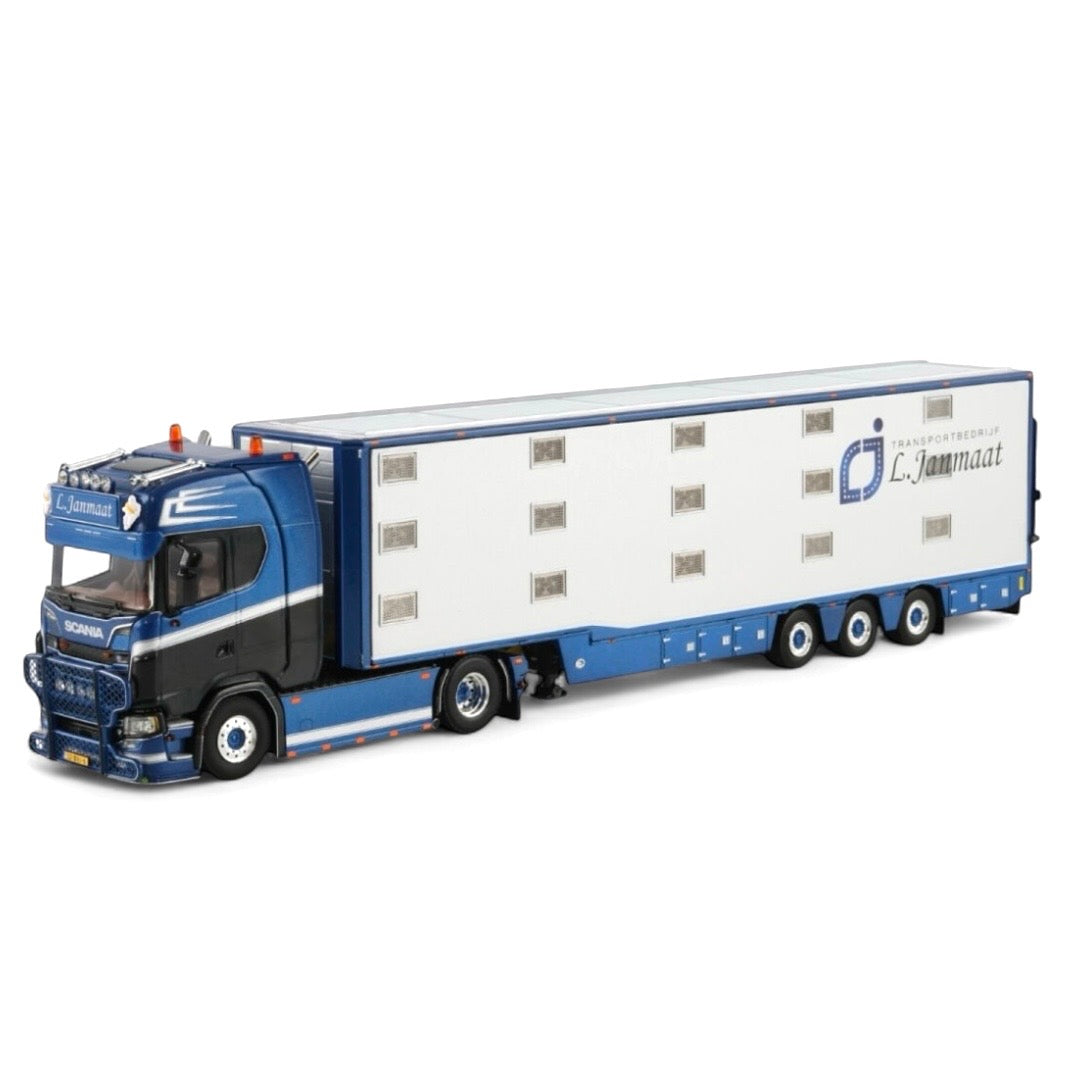 WSI Transportbedrijf L. Janmaat Scania S Highline CS20H with Iso Therm Livestock Transporter Trailer