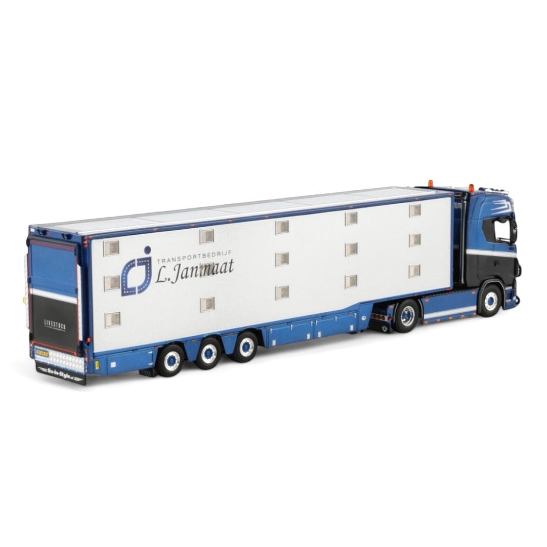 WSI Transportbedrijf L. Janmaat Scania S Highline CS20H with Iso Therm Livestock Transporter Trailer