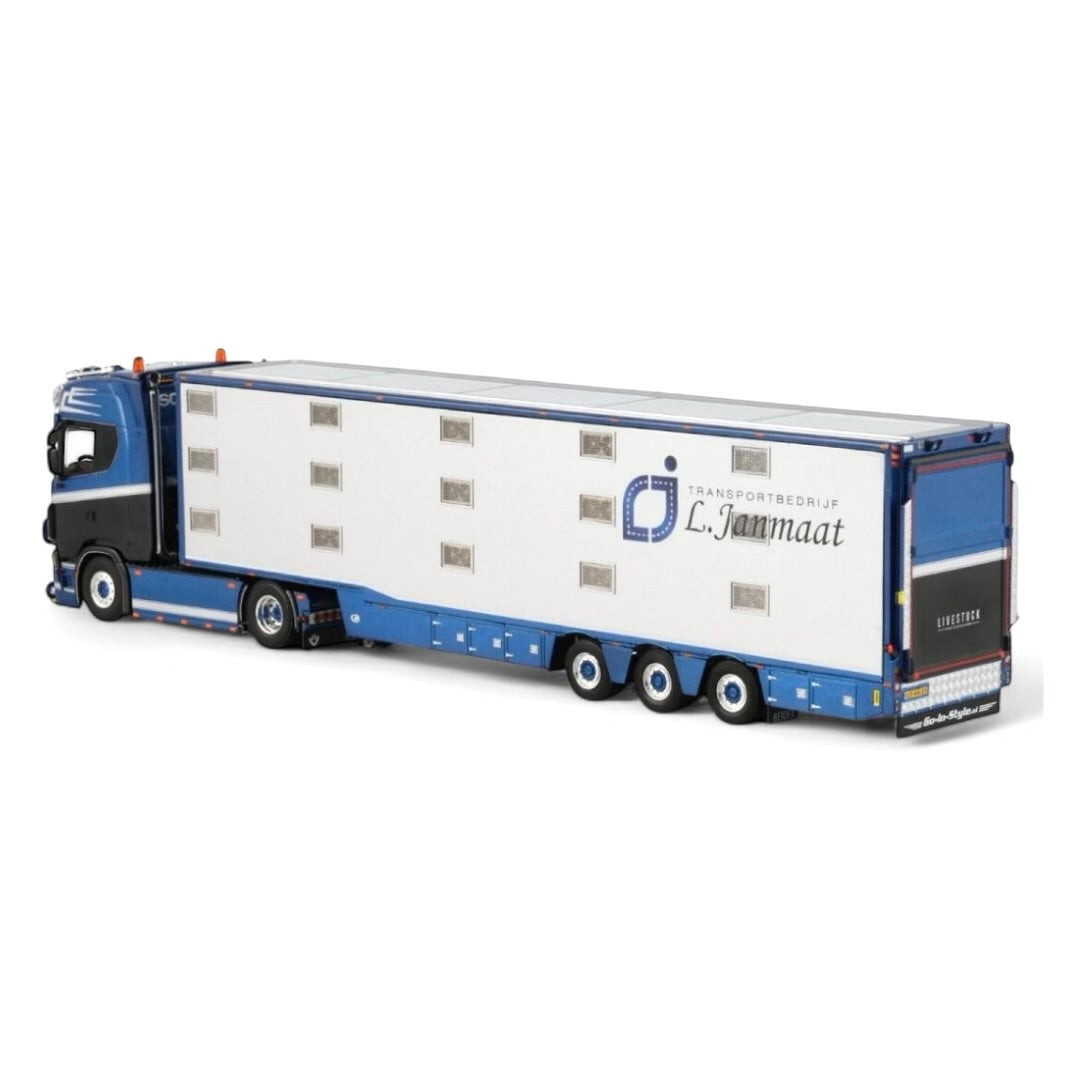 WSI Transportbedrijf L. Janmaat Scania S Highline CS20H with Iso Therm Livestock Transporter Trailer