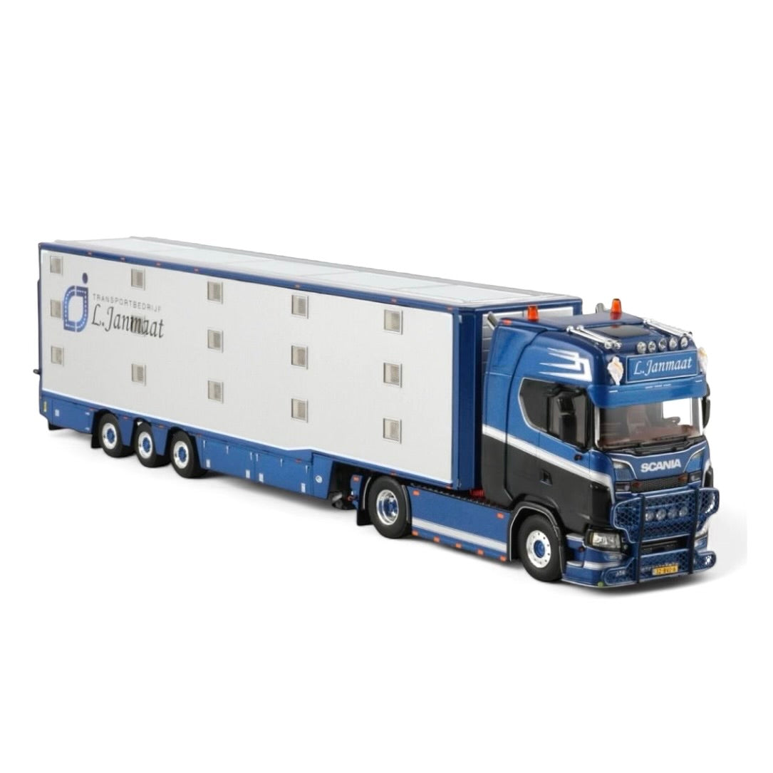 WSI Transportbedrijf L. Janmaat Scania S Highline CS20H with Iso Therm Livestock Transporter Trailer