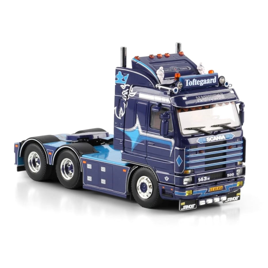 WSI Toftegaard Scania 3 Series Streamline 6x2 Tag Axle 1:50 front view