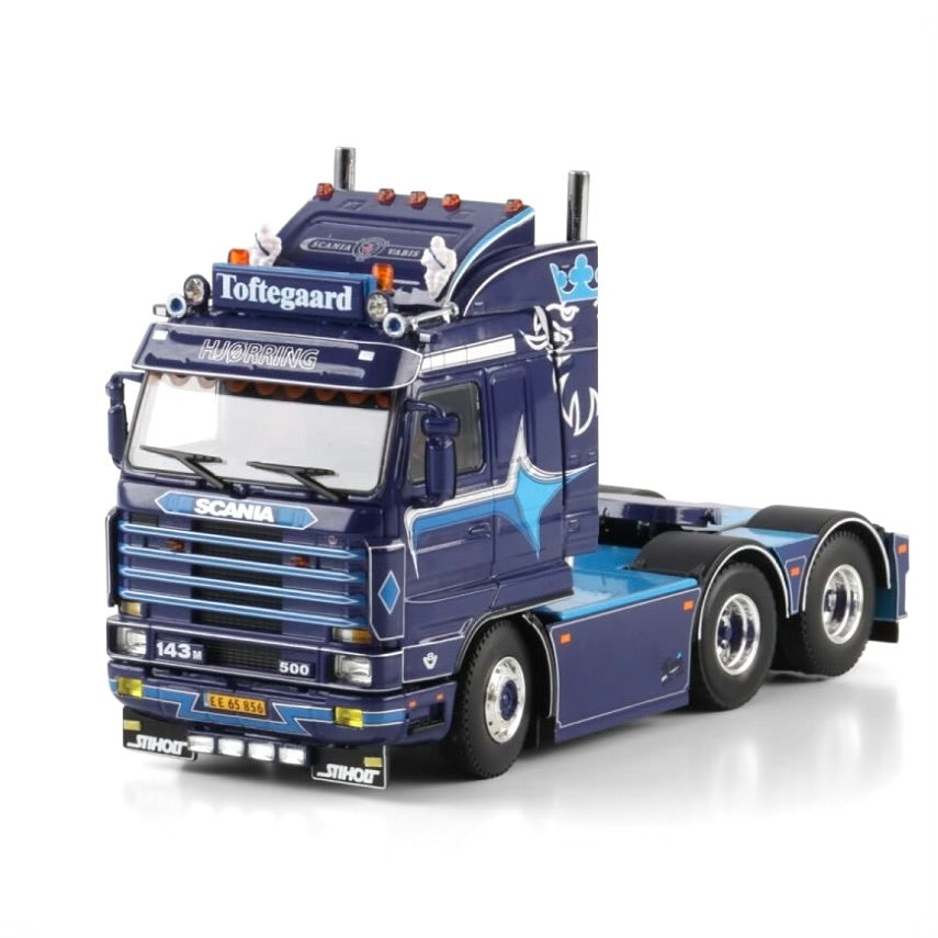 WSI Toftegaard Scania 3 Series Streamline 6x2 Tag Axle 1:50 front side view