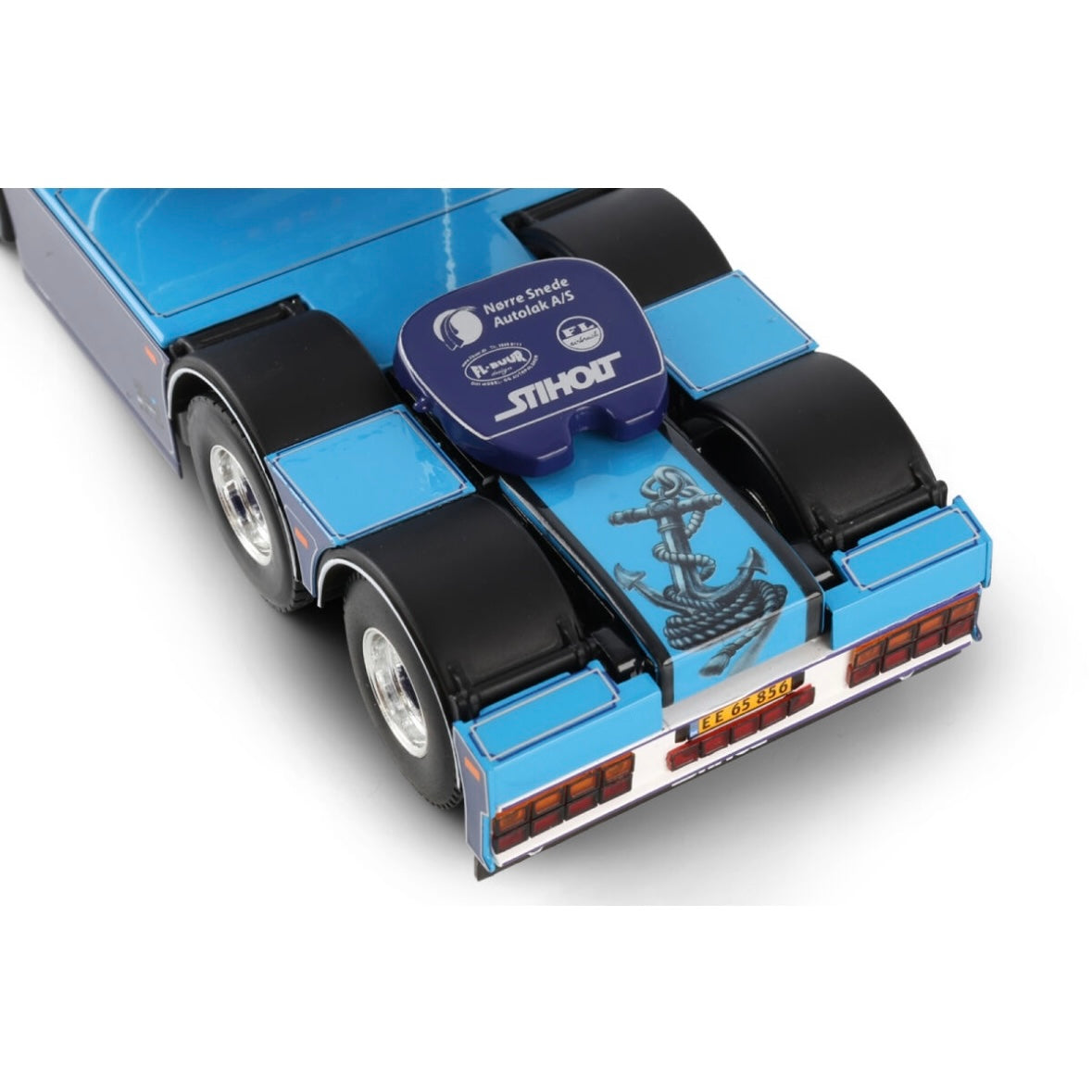 WSI Toftegaard Scania 3 Series Streamline 6x2 Tag Axle 1:50 rear detail