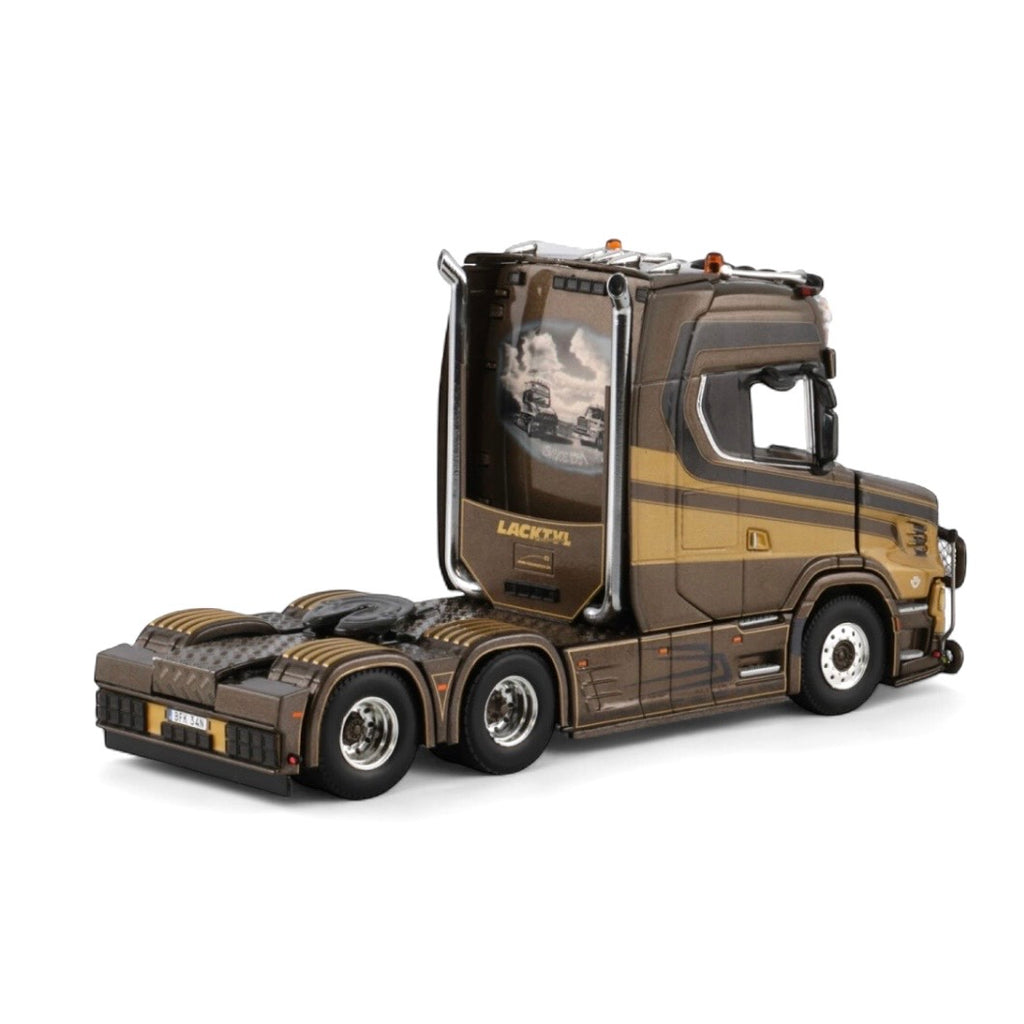 WSI Laros Åkeri AB Scania Vlastuin Torpedo 6x2 Tag Axle 1:50 scale model