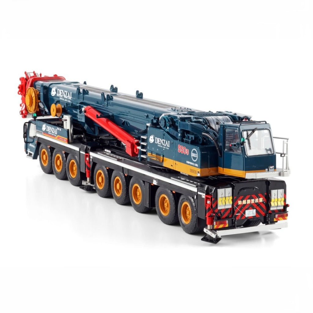 WSI Denzai Liebherr LTM 1500-8.1 Mobile Crane 1:50 Scale Model rear side view