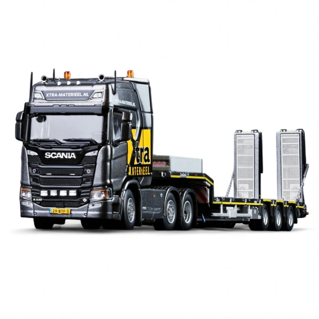 WSI Xtra Materiaal Scania R Series 6x2 + Nooteboom Mcos Semi Low Loader (Pre Order)