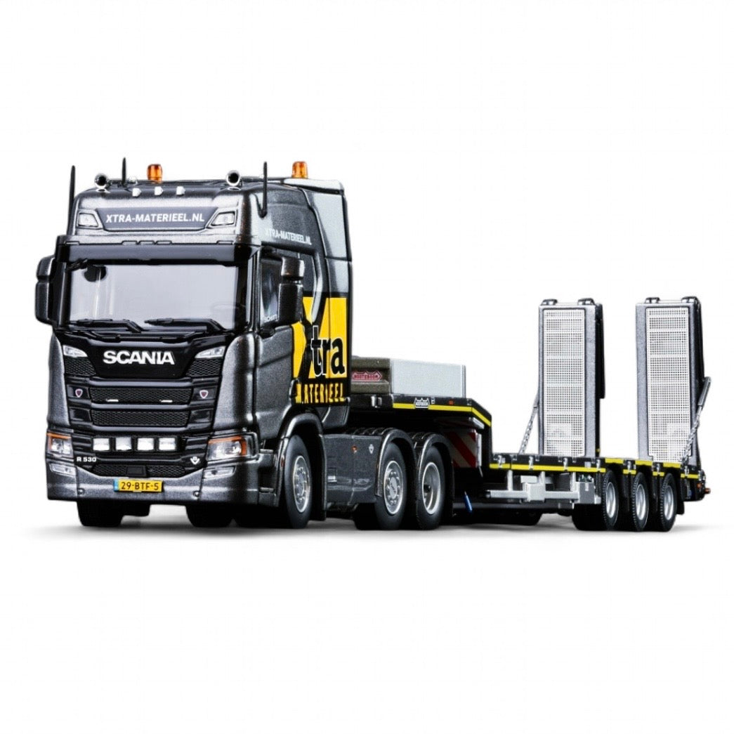 WSI Xtra Materiaal Scania R Series 6x2 + Nooteboom Mcos Semi Low Loader (Pre Order)