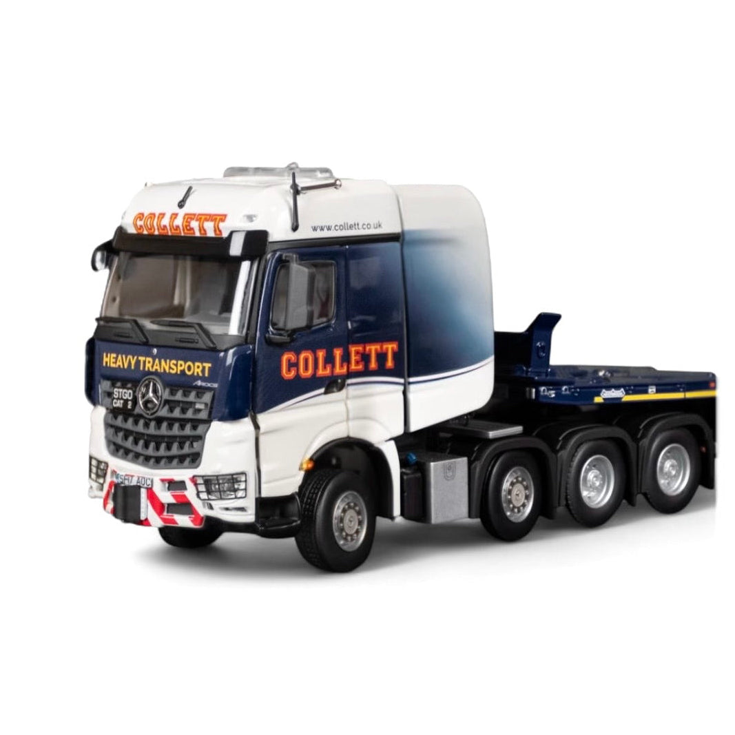 IMC Collett Transport Mercedes-Benz Arocs SLT 8x4 with Nooteboom Super wing Carrier